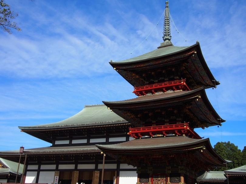 毎年、多くの人が初詣に訪れる成田山新勝寺