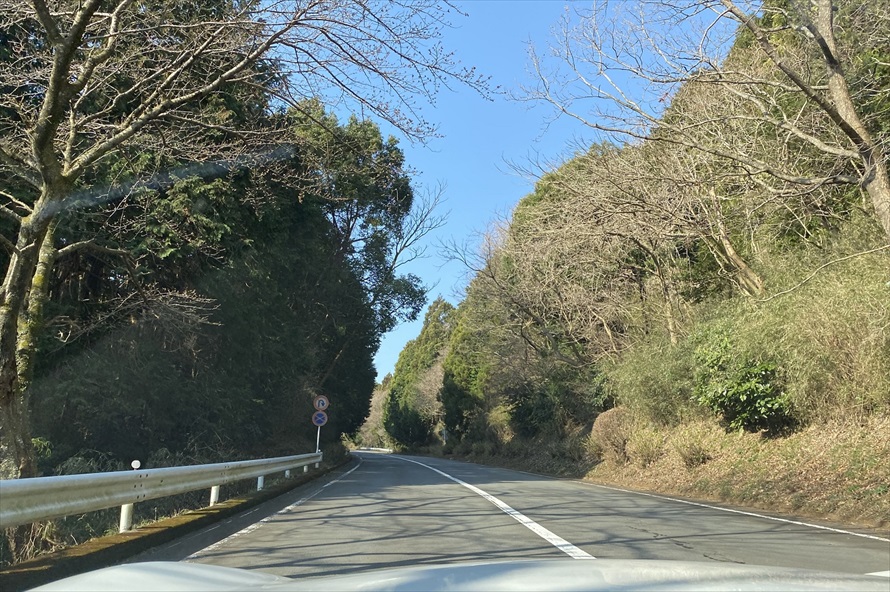 小田原料金所より1kmから4kmの区画は、道路脇に5,000株ものあじさいが植えられ「あじさいレインボーロード」と呼ばれる。見頃は初夏 
